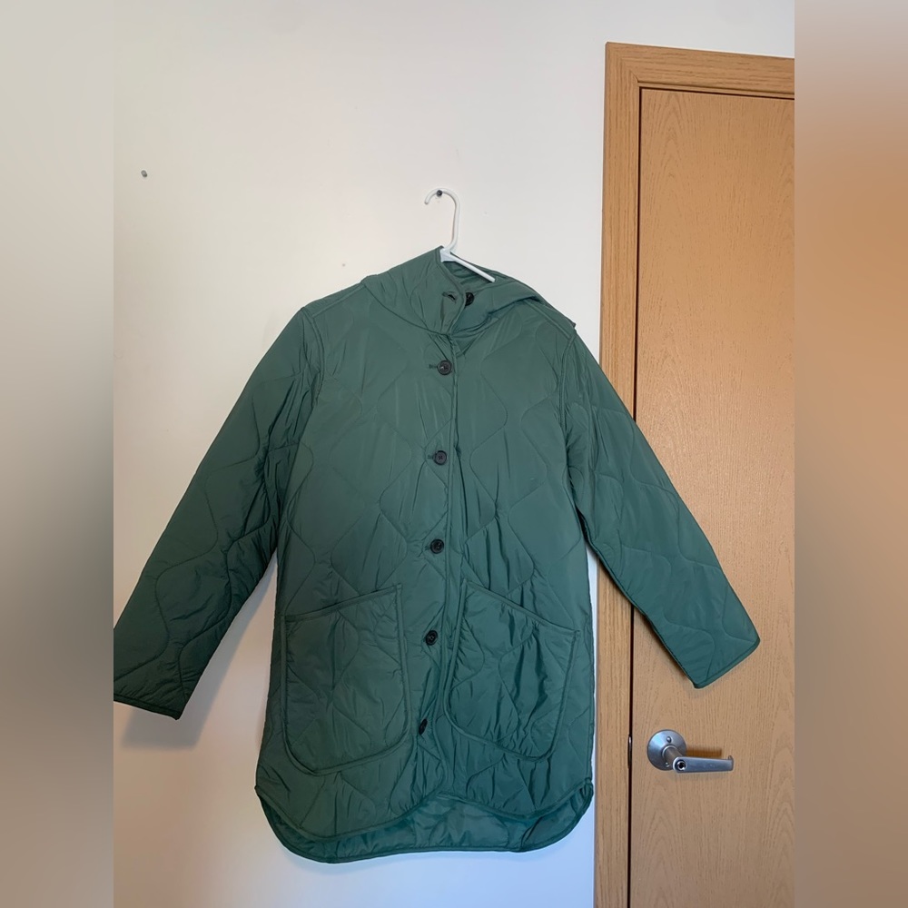 Old Navy Hooded Quilted Utility Coat. Size medium